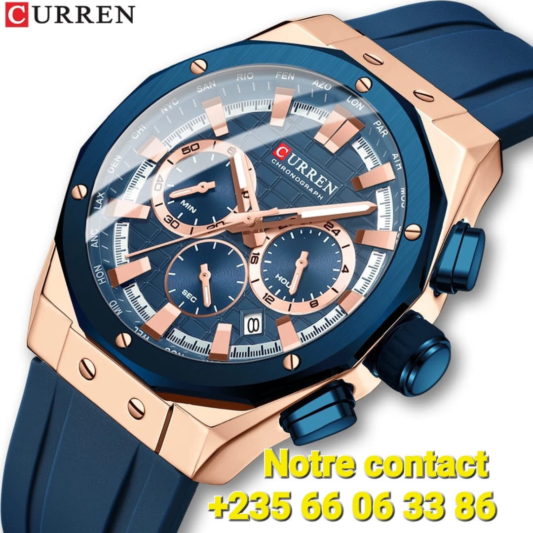 ⌚ Montre Homme Curren – Élégance Sportive & Performance