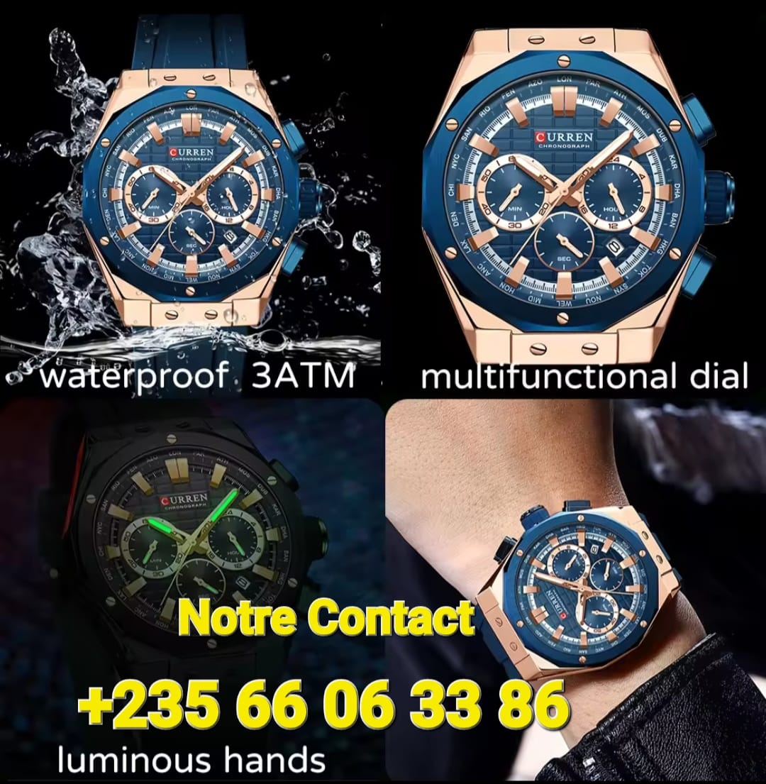 ⌚ Montre Homme Curren – Élégance Sportive & Performance