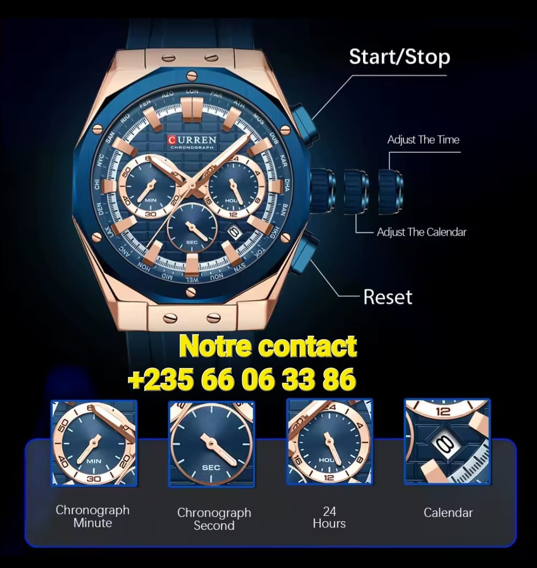 ⌚ Montre Homme Curren – Élégance Sportive & Performance